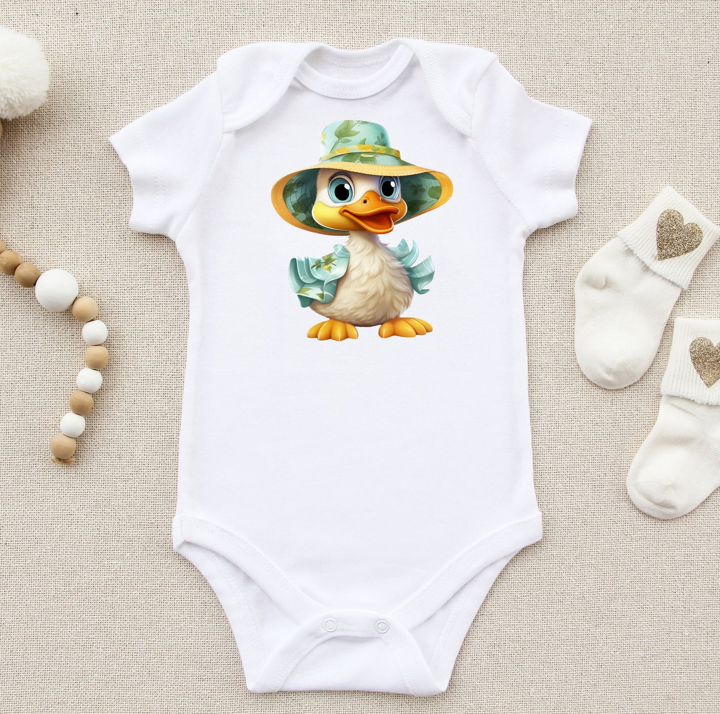 Tropical Delight: Caribbean Style Lady Duck Sublimation Design for Quirky Charm