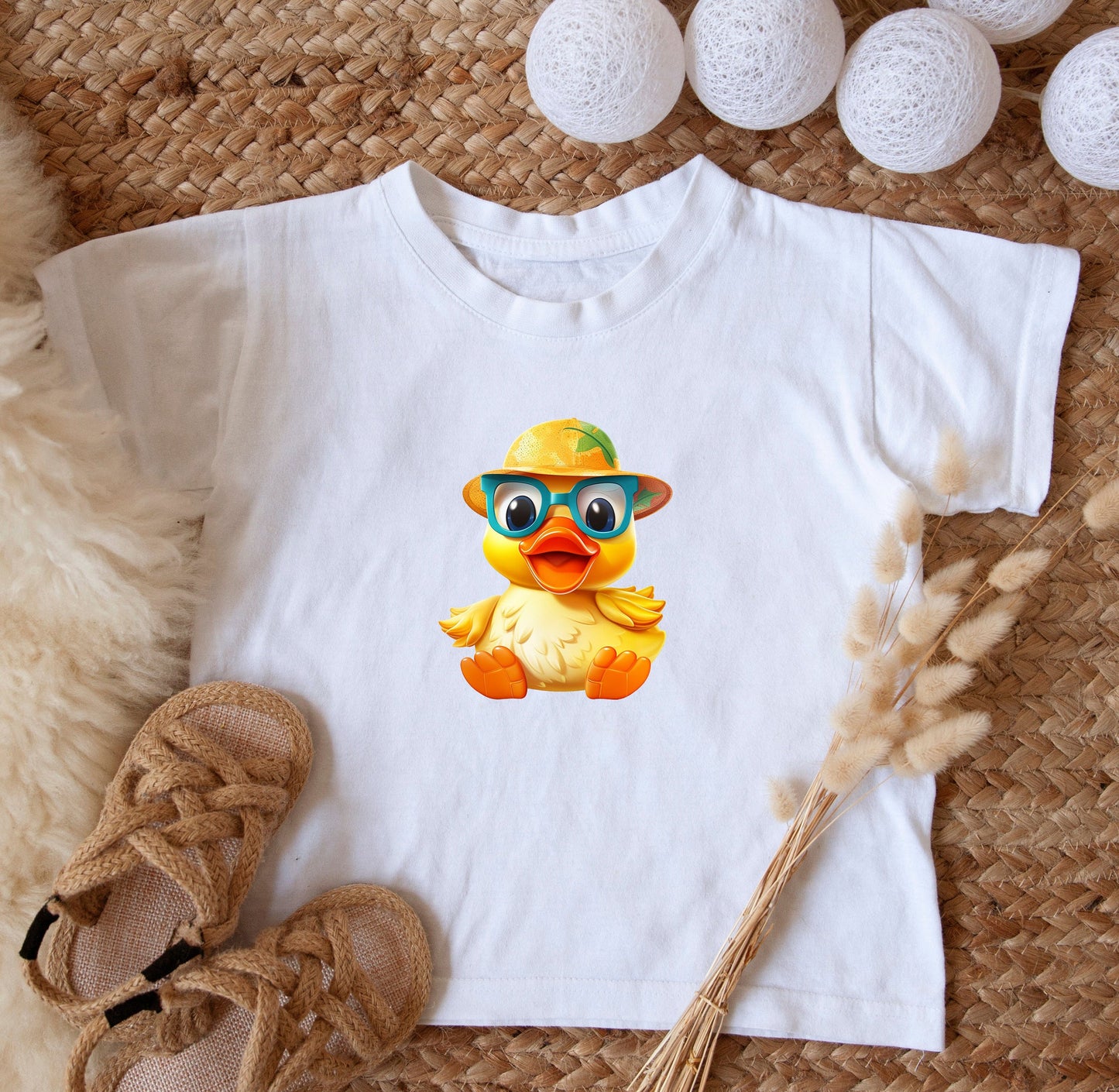 Tropical Vibes Ahoy: Caribbean Style Rubber Duck Sublimation Design for Duck Enthusiasts