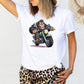 Born to Ride: Gorilla Biker Sublimation Design for Motorcycle Enthusiasts