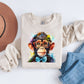 Geek Chic: Vibrant Nerd Monkey Sublimation Clipart Set