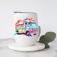 Sweet Delights: Vibrant Ice Cream Truck Sublimation Clip Art