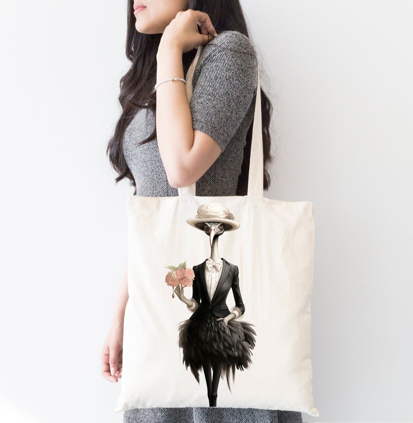 Elegant Ostrich Diva Sublimation Clip Art Bundle