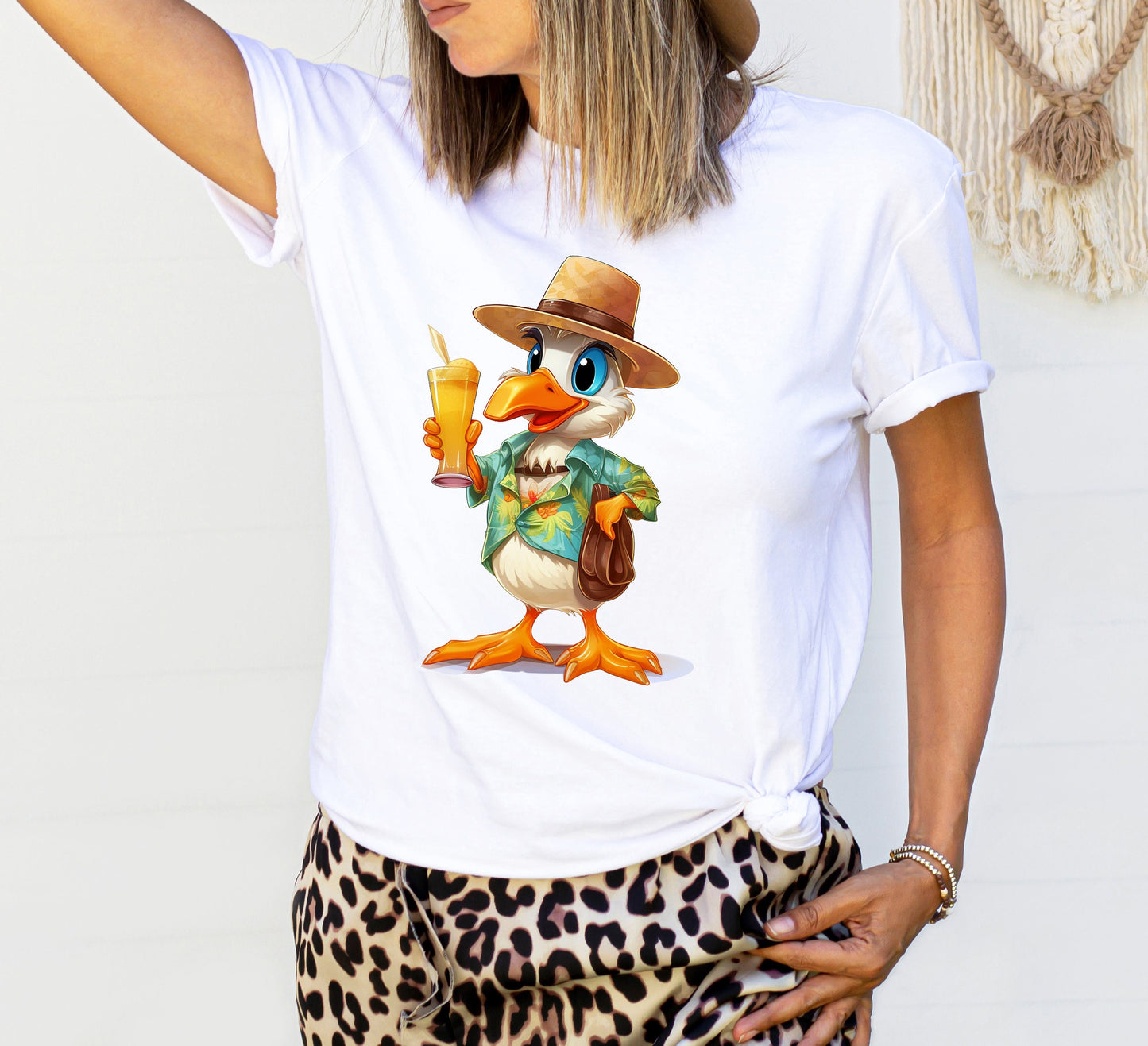 Quack into Adventure: Cruise with the Caribbean Duck Sublimation Design