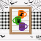 Halloween Stacked Coffee Mugs Farmhouse Frame Sign Bundle - Tiered Tray Decor and DIY Kits - Cut File For Glowforge Laser - Digital SVG File