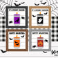 Halloween Mason Jar Candle Farmhouse Frame Sign Bundle - Tiered Tray Decor and DIY Kits - Cut File For Glowforge Lasers - Digital SVG File