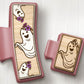 Lovely Ghost Hair Clips + Matching Earring SVG File Set, Ghost Hair Clip Files + Earring SVG Files, Ghost Set of Claw Hair Clip Laser Design