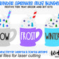 Winter Sprinkle Mugs Bundle - Seasonal Tiered Tray Decor and DIY Kits - Cut File For Glowforge Lasers - Digital SVG File