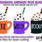 Halloween Sprinkle Mugs Bundle - Seasonal Tiered Tray Decor and DIY Kits - Cut File For Glowforge Lasers - Digital SVG File