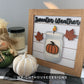 Autumn Mason Jar Candle Farmhouse Frame Sign Bundle - Tiered Tray Decor and DIY Kits - Cut File For Glowforge Lasers - Digital SVG File