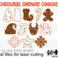 Christmas Frosted Sprinkle Cookies Bundle - Seasonal Tiered Tray Decor and DIY Kits - Cut File For Glowforge Lasers - Digital SVG File