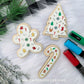 Christmas Frosted Sprinkle Cookies Bundle - Seasonal Tiered Tray Decor and DIY Kits - Cut File For Glowforge Lasers - Digital SVG File