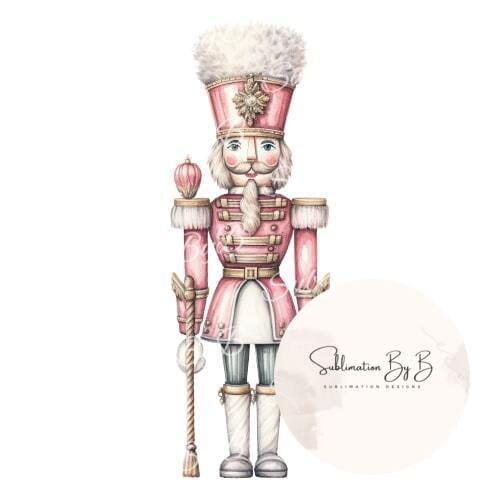 Nutcracker Magic Elegance with a Dash of Whimsy Sublimation Design for Christmas Crafts