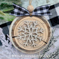 Rustic Snowflake Wood Slices - Layered Christmas Ornament Bundle - Quick Cut and Score File For Glowforge Lasers - Digital SVG File