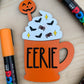 Halloween Sprinkle Mugs Bundle - Seasonal Tiered Tray Decor and DIY Kits - Cut File For Glowforge Lasers - Digital SVG File