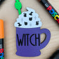 Halloween Sprinkle Mugs Bundle - Seasonal Tiered Tray Decor and DIY Kits - Cut File For Glowforge Lasers - Digital SVG File