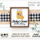 Mason Jar Sticky and Sweet Honey Shelf Sitter Round - Farmhouse Sign Making and DIY Kits - Cut File For Glowforge Lasers - Digital SVG File