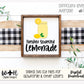 Mason Jar Freshly Squeezed Lemonade Shelf Sitter Round - Farmhouse Sign Making and DIY Kits - Cut File For Glowforge - Digital SVG File