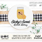 Mason Jar Sticky and Sweet Honey Shelf Sitter Round - Farmhouse Sign Making and DIY Kits - Cut File For Glowforge Lasers - Digital SVG File