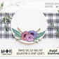 Feathers and Flowers Farmhouse Floral Round - Spring Sign Making and DIY Kits - Layered Cut File For Glowforge Laser - Digital SVG File