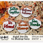 Thanksgiving Tree Ball Ornaments - Shiplap Farmhouse Style - Digital Files for Sign Making - SVG Cut File For Glowforge - Digital File