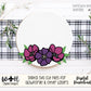 Anemone Florals Farmhouse Floral Round - Spring Sign Making and DIY Kits - Layered Cut File For Glowforge Laser - Digital SVG File