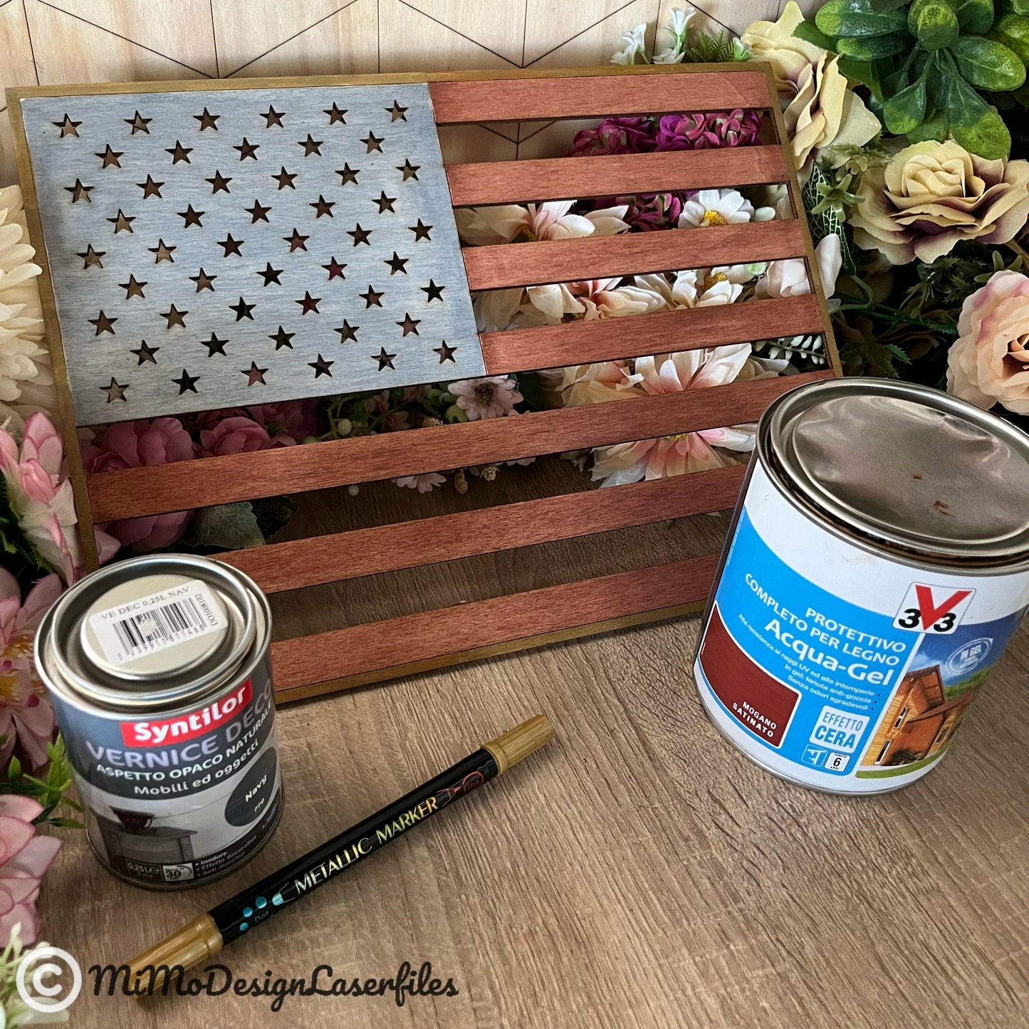 ADD ON American Flag for Inlay Trays