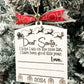 Cute Customizable Dear Santa Child's Handwriting Keepsake Christmas Ornament Laser Cut Digital File | Sign Your Own Name | Yearly Ornament