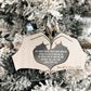 Customizable Memorial "We Know You're Right Here With Us" & "I Loved You Your Whole Life" Charm Ornament Laser Digital File | Missing You