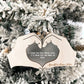 Customizable Memorial "We Know You're Right Here With Us" & "I Loved You Your Whole Life" Charm Ornament Laser Digital File | Missing You