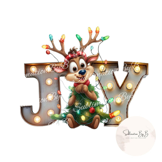 Adorable Reindeer Sublimation Design: Festive Fun with Silly Reindeer Christmas Tree