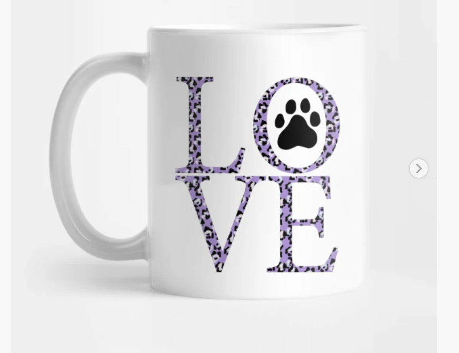 Sublimation for Cat Lover in Purple Cheetah Pattern