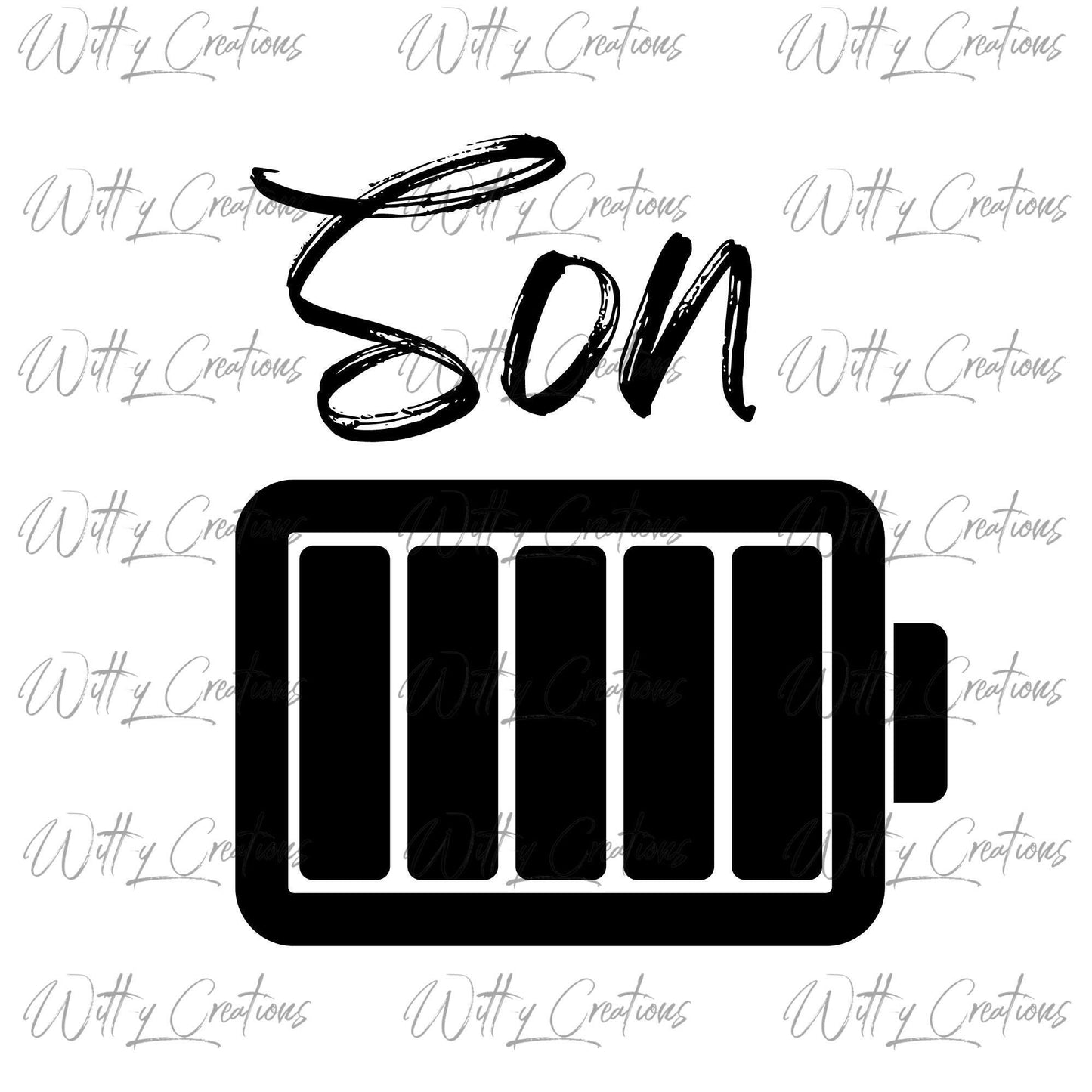 Mommy, Son and Daughter Matching draining battery PNG Digital Download