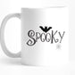 Halloween spooky sublimation design in black