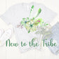 New to the Tribe sublimation design in green