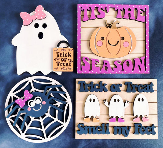 Kid Friendly Ghost Tiered Tray