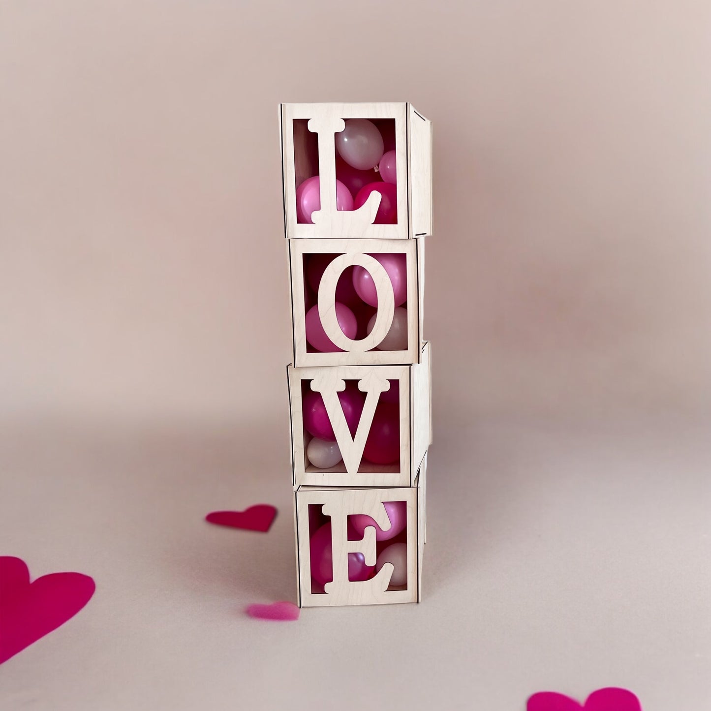 Adorable Interchangeable Alphabet Blocks Laser Cut Digital File | Perfect for Birthday Bash, Baby Shower, or Special Event | Fits Glowforge