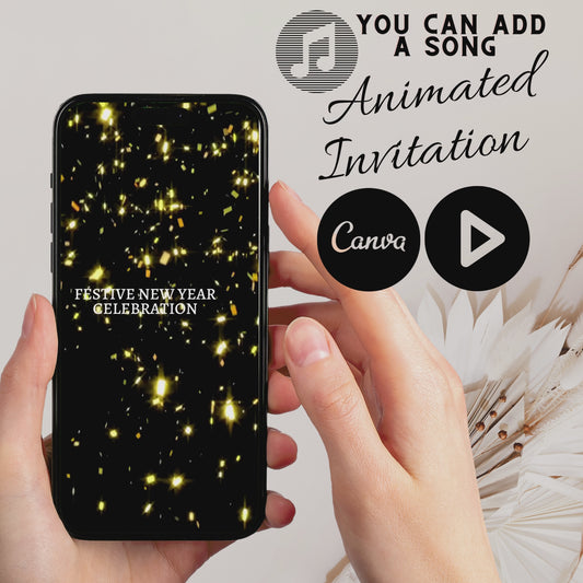 New Year Animated Invitations: Sparkle & Celebrate!