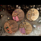 Gingerbread Girl / Woman Christmas Countdown Sliding Ornament - Cookie lever to slide & count down