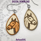 Horses Earring SVG Bundle, 4 Horse Earring Files, Horse Earring SVG Set, Horse Earring Cut Files, Horses Earring SVG, Horse Jewelry Files
