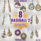 Baseball Earring SVG Bundle, 8 Baseball Earring Files, Sports Jewelry Cut Files, Baseball Earring SVG Set, Baseball Earring Cut Files