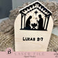 Nativity Scene NFC Shelf Sitter Digital File – Elegant Bible Verse Keepsake for Laser Cutting