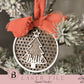 Christmas Tree Ornament Laser File – Personalized with Name & NFC Storing Option