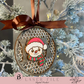 Joy Snowman Ornament -  Honeycomb Pattern with easy Score & Engrave Options