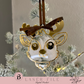 Cutest Reindeer Shaker Ornament | Laser Cut File | Acrylic or Wood | Approx. 11 cm