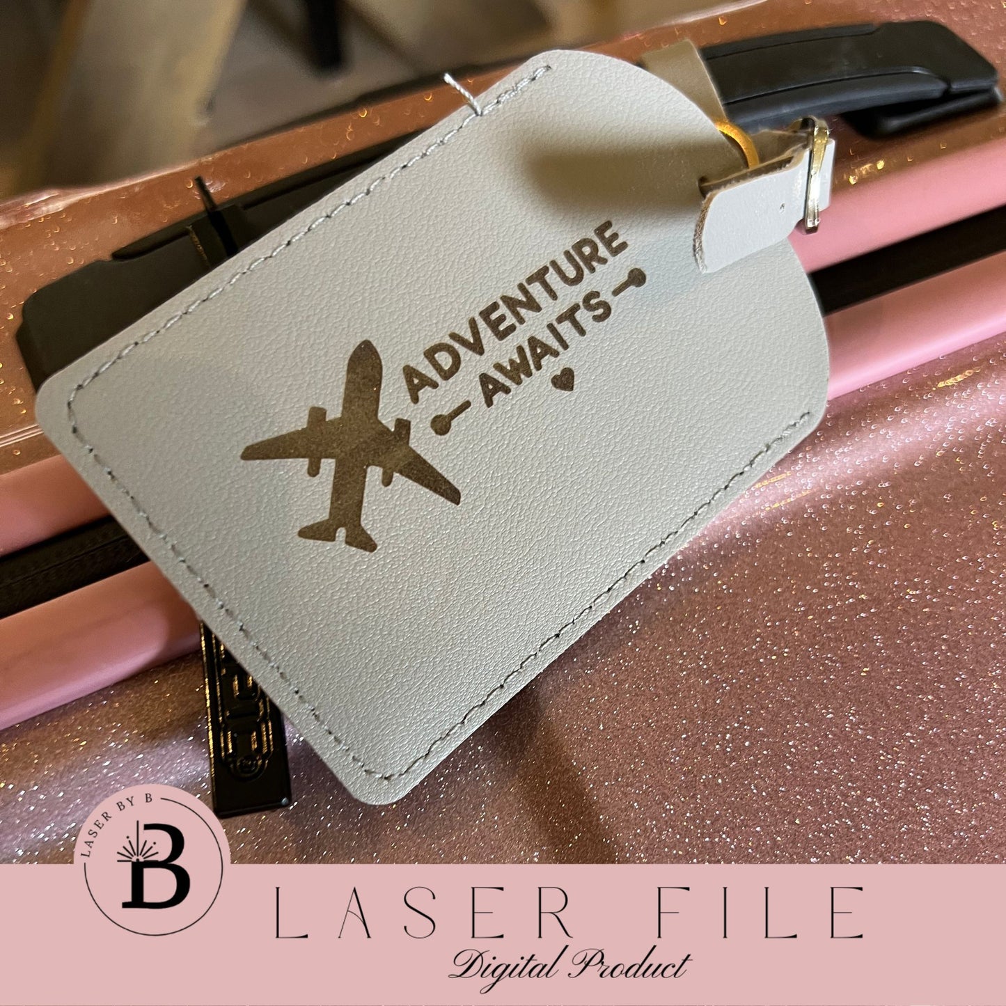 FREEBIE: Baggage Tag SVG Freebie for xTool F1 - Laser By B