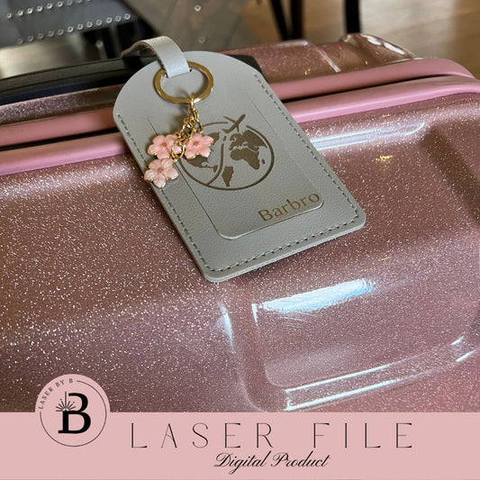 FREEBIE: Baggage Tag SVG Freebie for xTool F1 - Laser By B