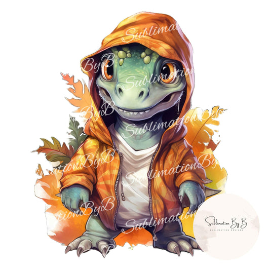 Spooky Dino Costume Party Sublimation Art