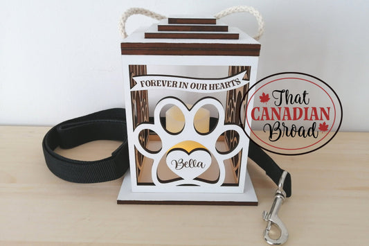 Memorial Lantern for pet, SVG file for laser