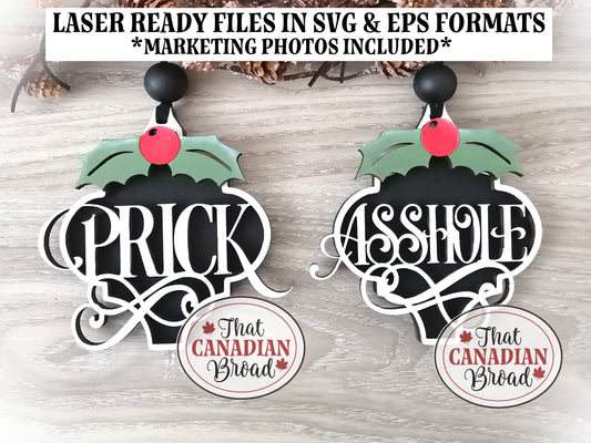 Inappropriate Arabesque Ornaments Vol 1, FOUR DESIGNS, layered, Laser Files Adult Only, laser svg file