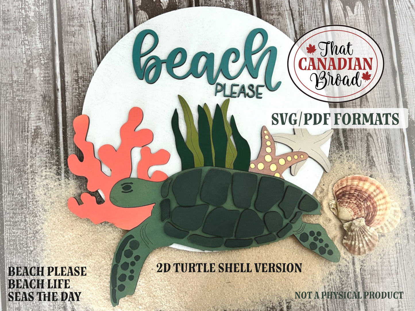 Sea Turtle Laser Cut Sign Set, 3 versions, laser files, digital files, glowforge, laser, SVG, PDF